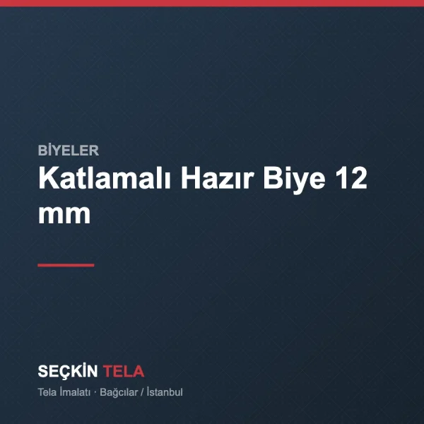 Katlamalı Hazır Biye 12 mm - Seçkin Tela